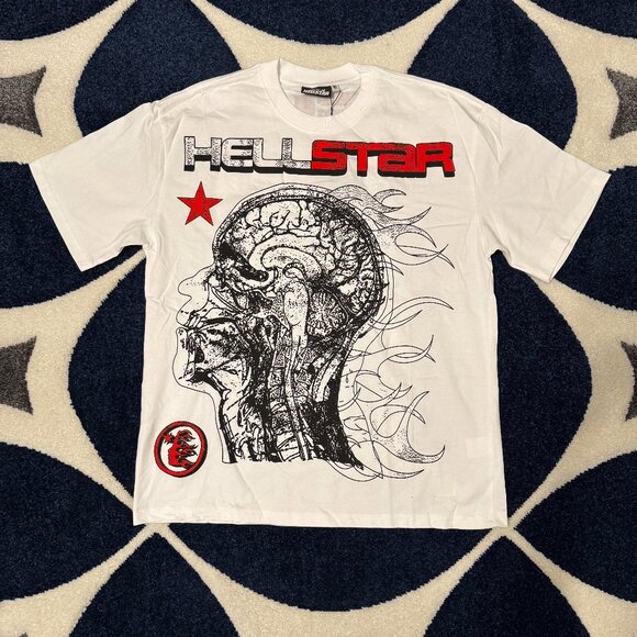 Hellstar Human Development White T-Shirt Men’s Size Large - Picture 1 of 3